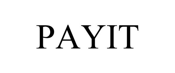 Trademark Logo PAYIT
