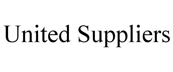 Trademark Logo UNITED SUPPLIERS