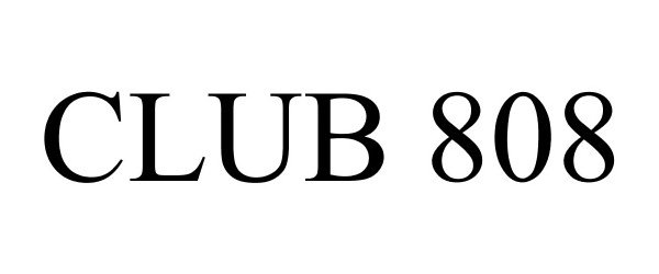 Trademark Logo CLUB 808