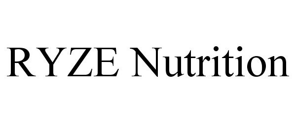  RYZE NUTRITION