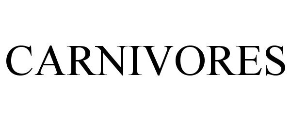 Trademark Logo CARNIVORES