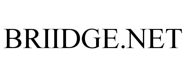Trademark Logo BRIIDGE.NET