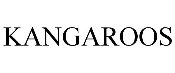 Trademark Logo KANGAROOS