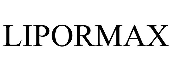 Trademark Logo LIPORMAX