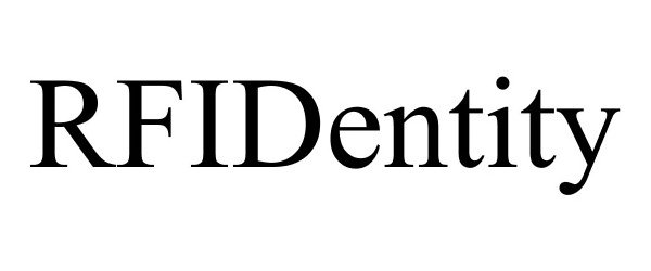Trademark Logo RFIDENTITY