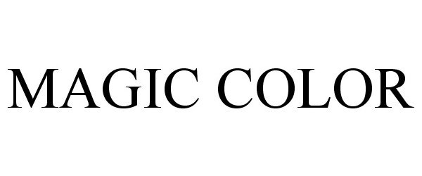 Trademark Logo MAGIC COLOR