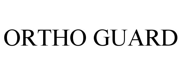 Trademark Logo ORTHO GUARD