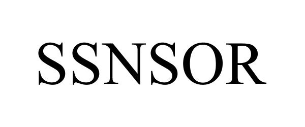 Trademark Logo SSNSOR