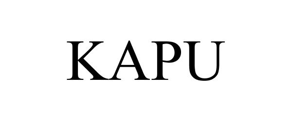 Trademark Logo KAPU