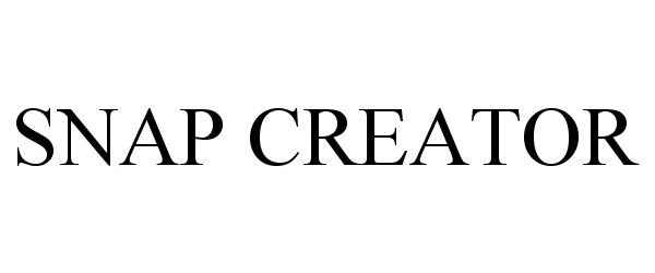 Trademark Logo SNAP CREATOR