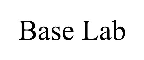 Trademark Logo BASELAB