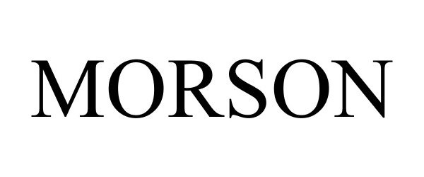 Trademark Logo MORSON