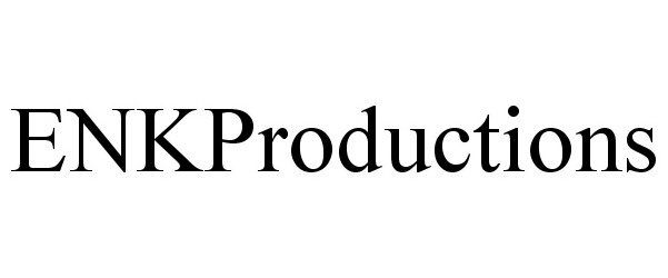 Trademark Logo ENKPRODUCTIONS