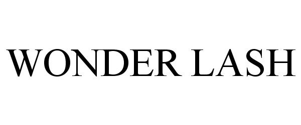 Trademark Logo WONDER LASH
