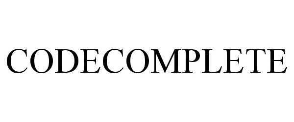 Trademark Logo CODECOMPLETE