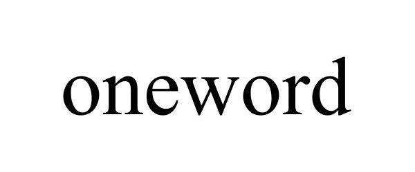 Trademark Logo ONEWORD