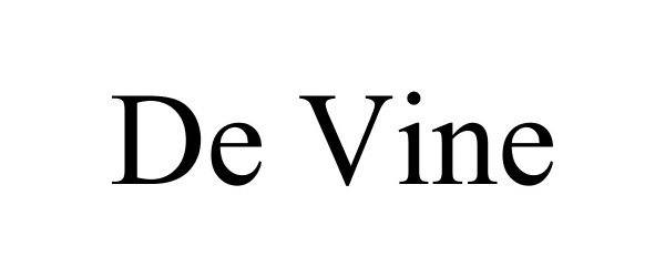 Trademark Logo DE VINE