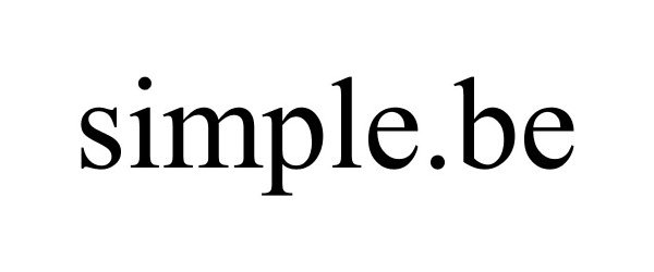  SIMPLE.BE