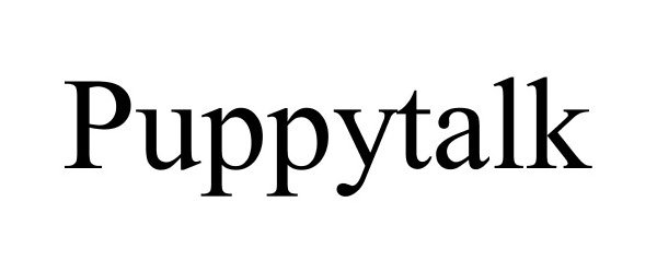 Trademark Logo PUPPYTALK
