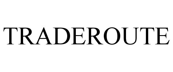 Trademark Logo TRADEROUTE