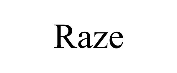 Trademark Logo RAZE