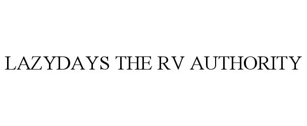  LAZYDAYS THE RV AUTHORITY