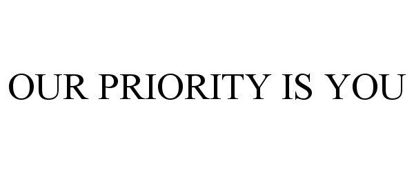 Trademark Logo OUR PRIORITY IS YOU