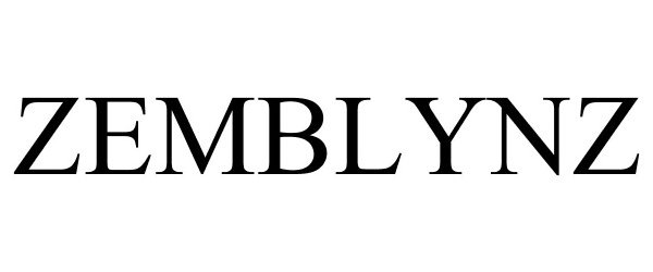 Trademark Logo ZEMBLYNZ