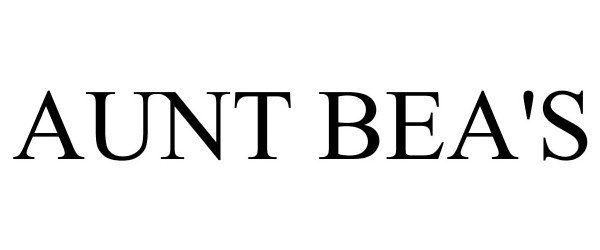Trademark Logo AUNT BEA'S