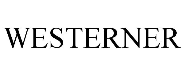Trademark Logo WESTERNER