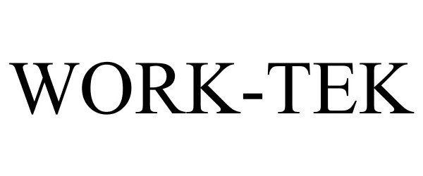 Trademark Logo WORK-TEK