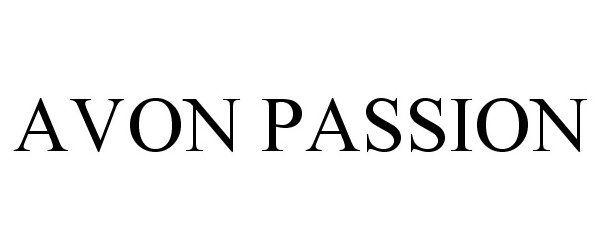 Trademark Logo AVON PASSION