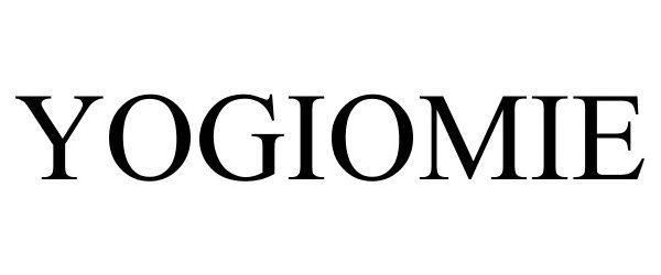 Trademark Logo YOGIOMIE