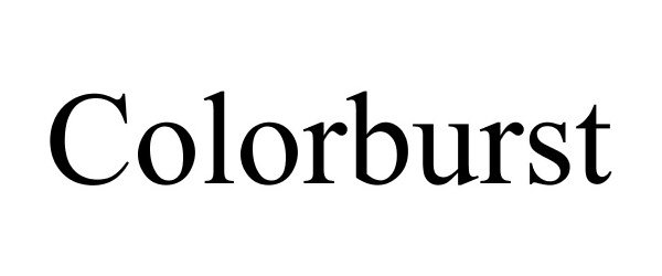 Trademark Logo COLORBURST