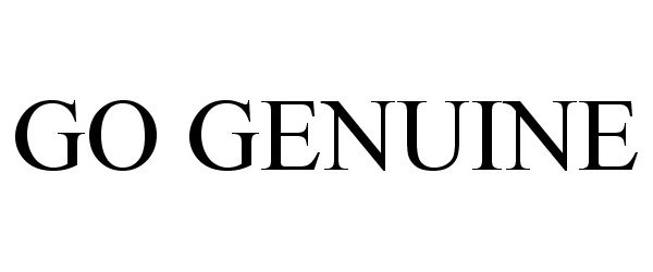  GO GENUINE