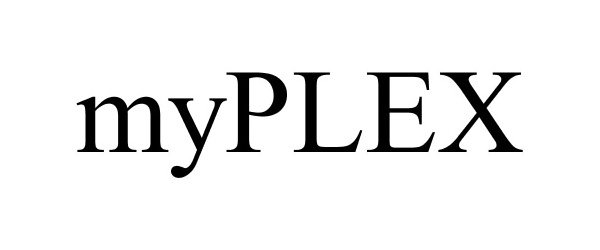 Trademark Logo MYPLEX