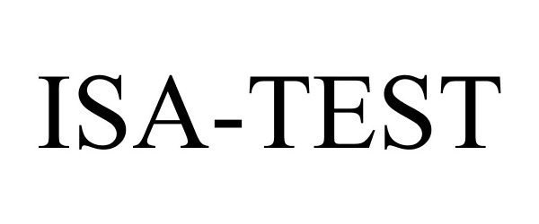 Trademark Logo ISA-TEST