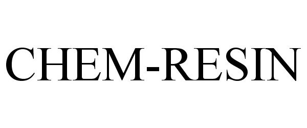 Trademark Logo CHEM-RESIN
