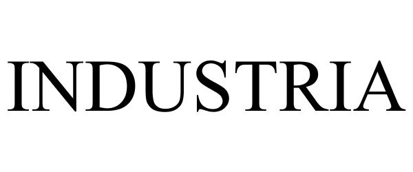 Trademark Logo INDUSTRIA