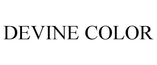 Trademark Logo DEVINE COLOR