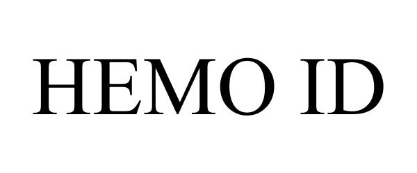 Trademark Logo HEMO ID