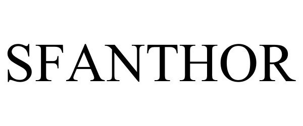 Trademark Logo SFANTHOR