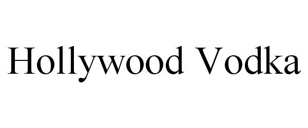  HOLLYWOOD VODKA