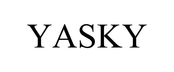 Trademark Logo YASKY