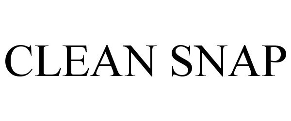 Trademark Logo CLEAN SNAP