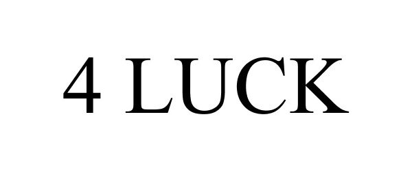 Trademark Logo 4 LUCK