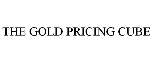  THE GOLD PRICING CUBE