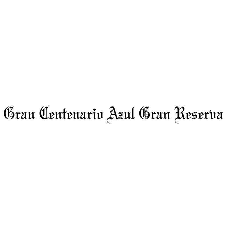  GRAN CENTENARIO AZUL GRAN RESERVA