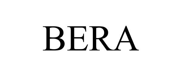 Trademark Logo BERA