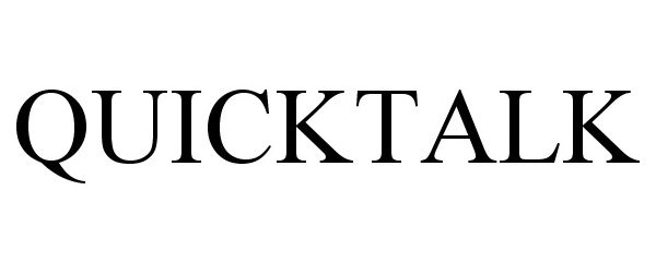 Trademark Logo QUICKTALK